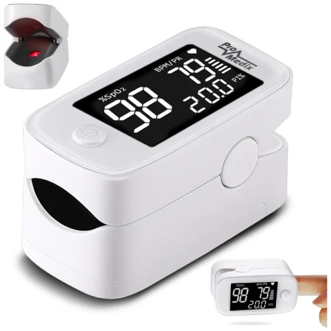 Pulsoksymetr napalcowy medyczny pulsometr oksymetr Promedix PR-870 1.5 HD LED