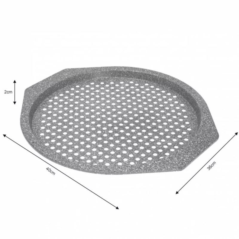 BLACHA FORMA DO PIZZY 40cm KLAUSBERG KB-7497 - obrazek 2