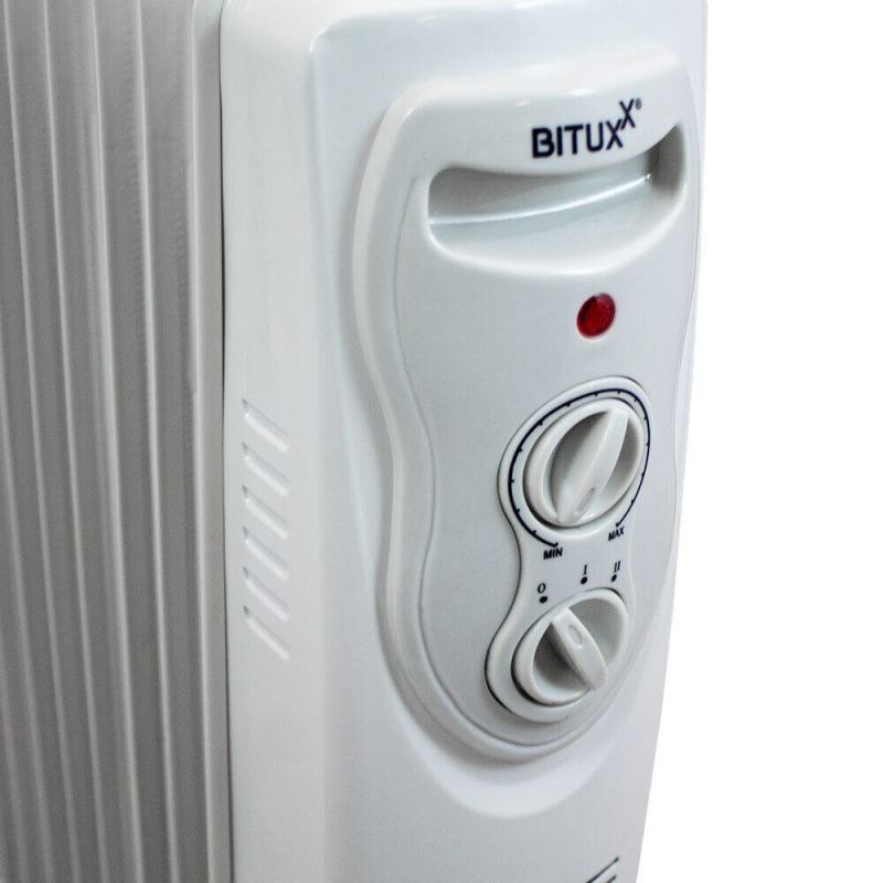 BITUXX Elektryczny grzejnik olejowy 2000 Watt 9 żeber - obrazek 5
