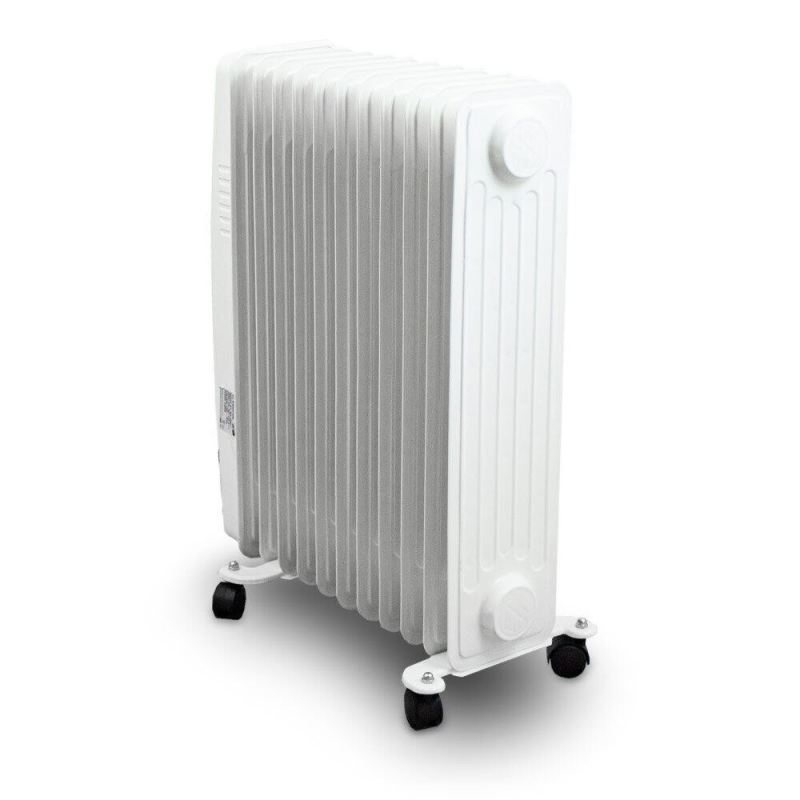 BITUXX Elektryczny grzejnik olejowy 2500 W 11 żeber biały - obrazek 7