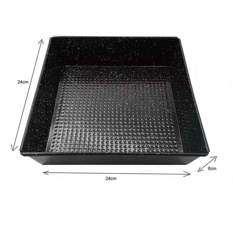 BLACHA FORMA DO CIASTA 24x24 cm KINGHOFF KH-1774 - obrazek 4
