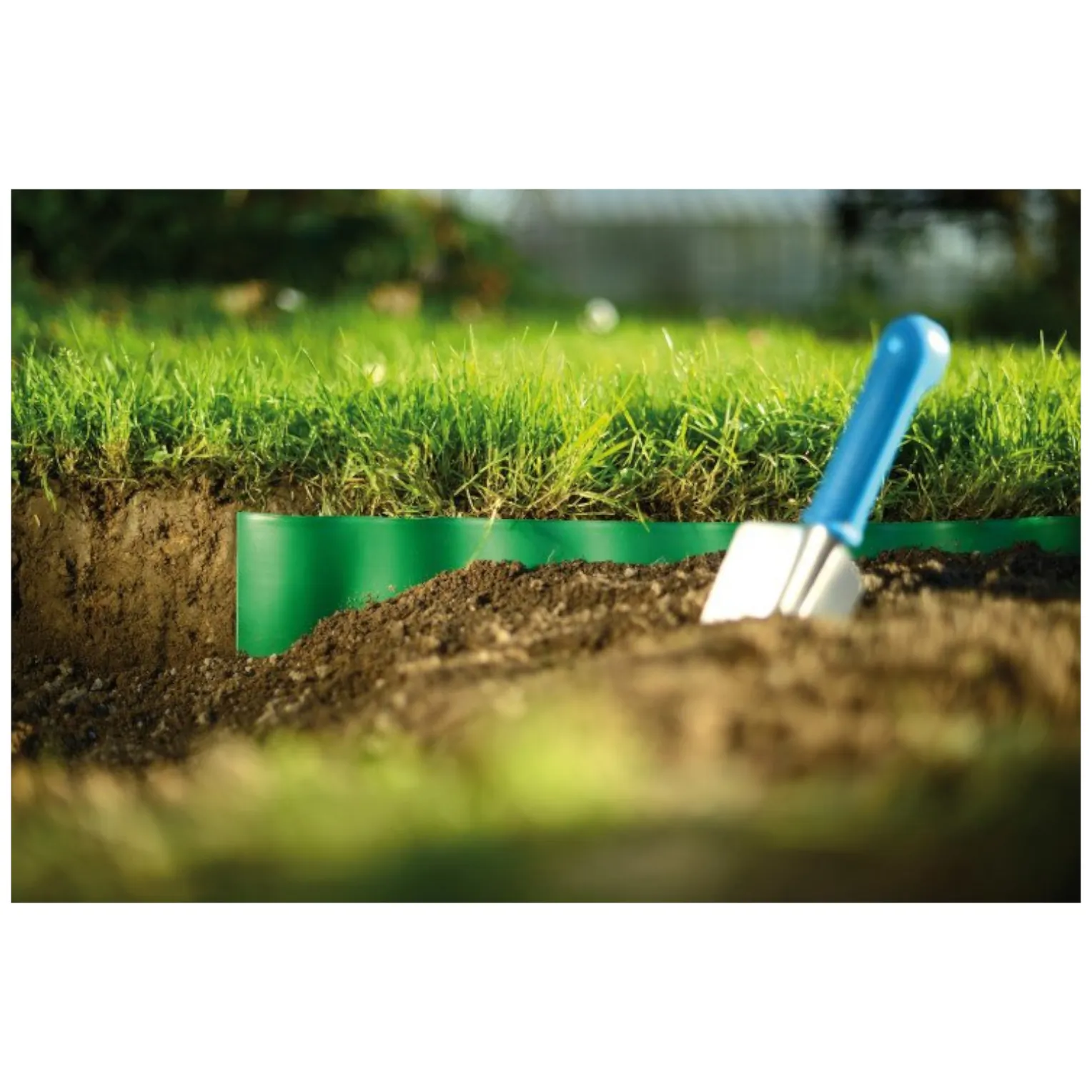 Obrzeże ogrodowe faliste 10cm x 9m Cellfast zielone - obrazek 3