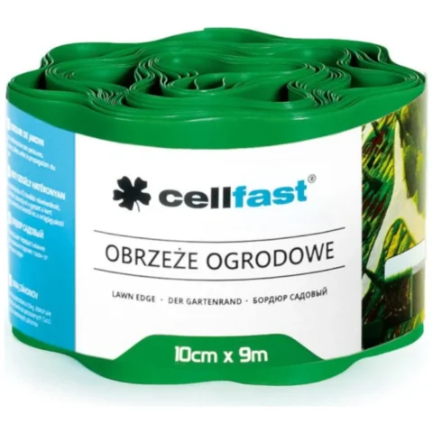 Obrzeże ogrodowe faliste 10cm x 9m Cellfast zielone