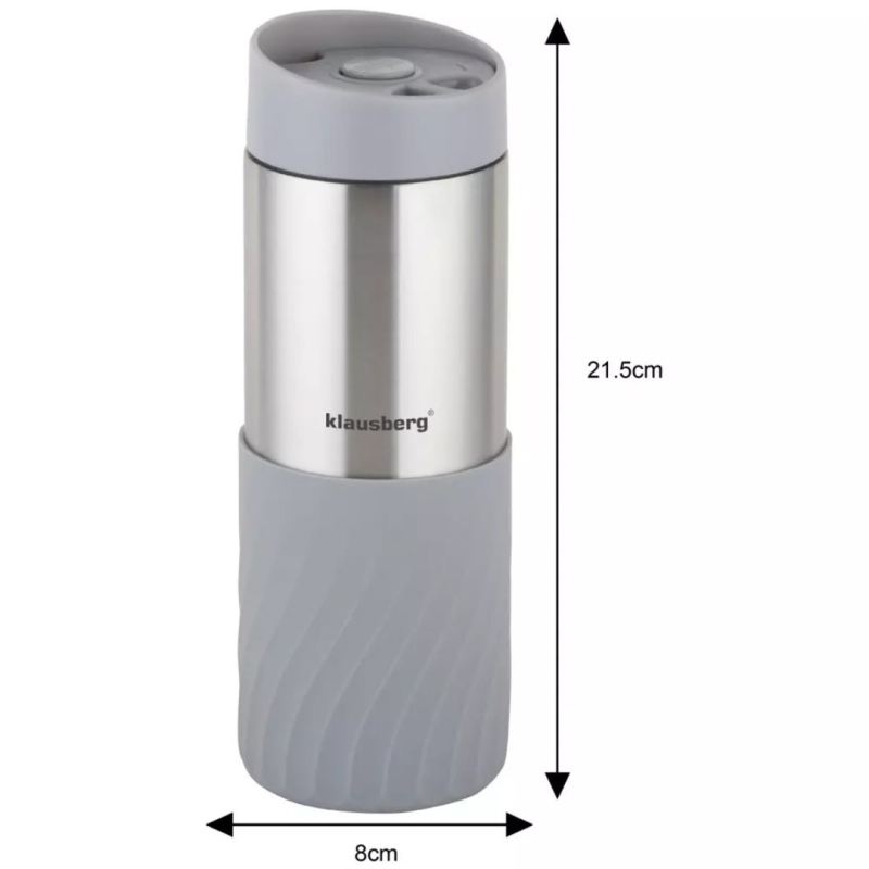 TERMICZNY KUBEK 400ml CLICK CLACK KLAUSBERG KB-7634 - obrazek 3