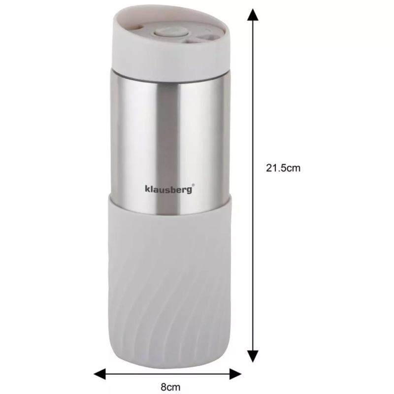 TERMICZNY KUBEK 400ml CLICK CLACK KLAUSBERG KB-7636 - obrazek 6