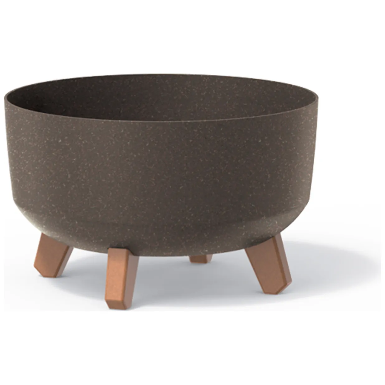 Doniczka Gracia Low Eco Wood DGRL300LW kawa eco