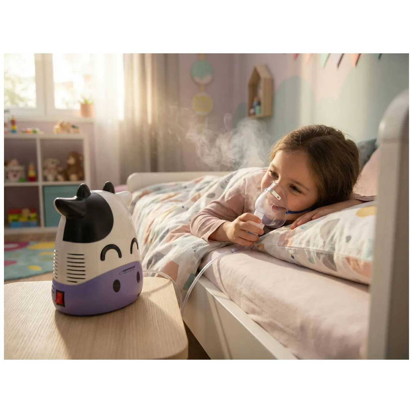 ECN001 Esperanza inhalator/nebulizator kompresorowy breeze - obrazek 5