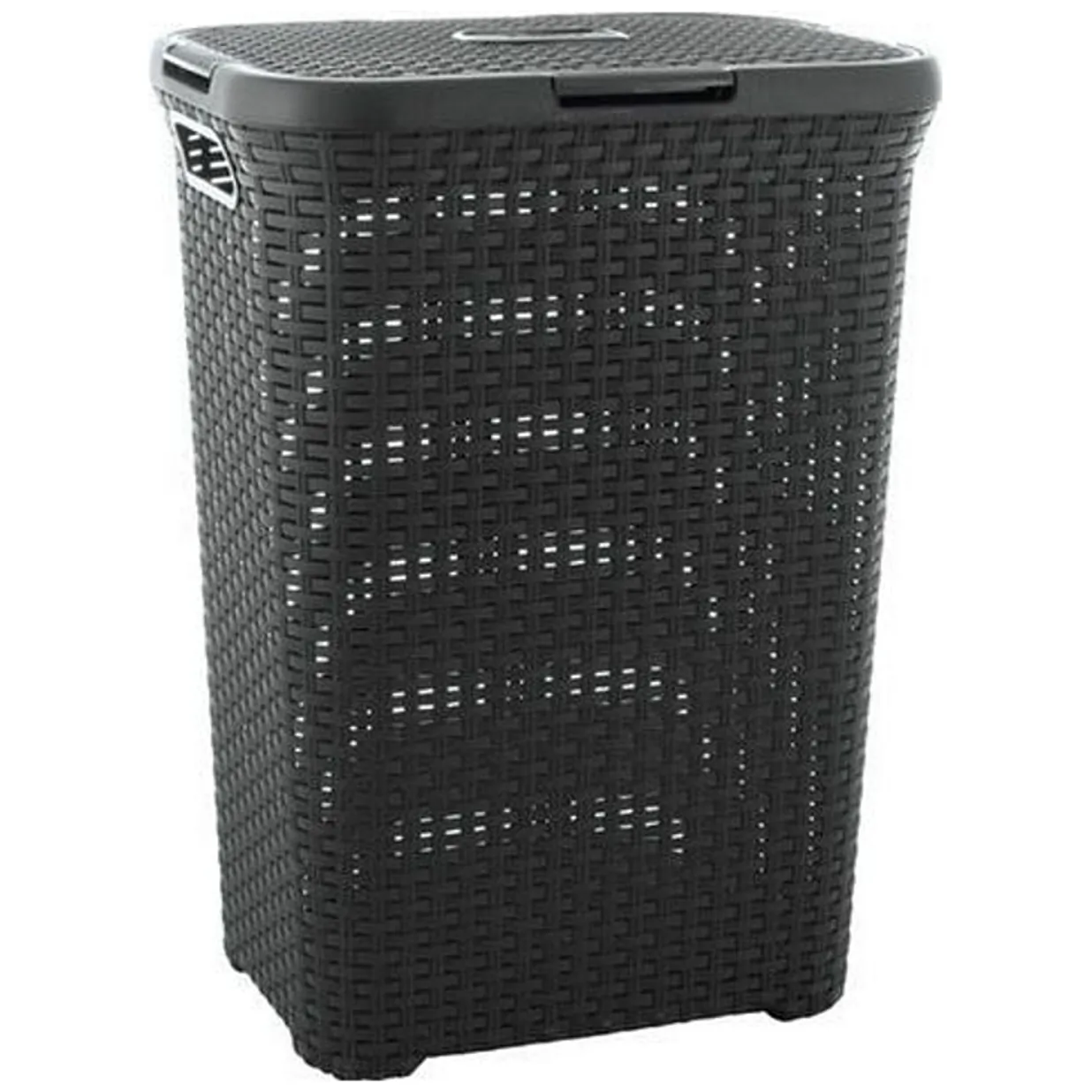 Kosz na bieliznę Curver Natural Style 40L ciemnySz