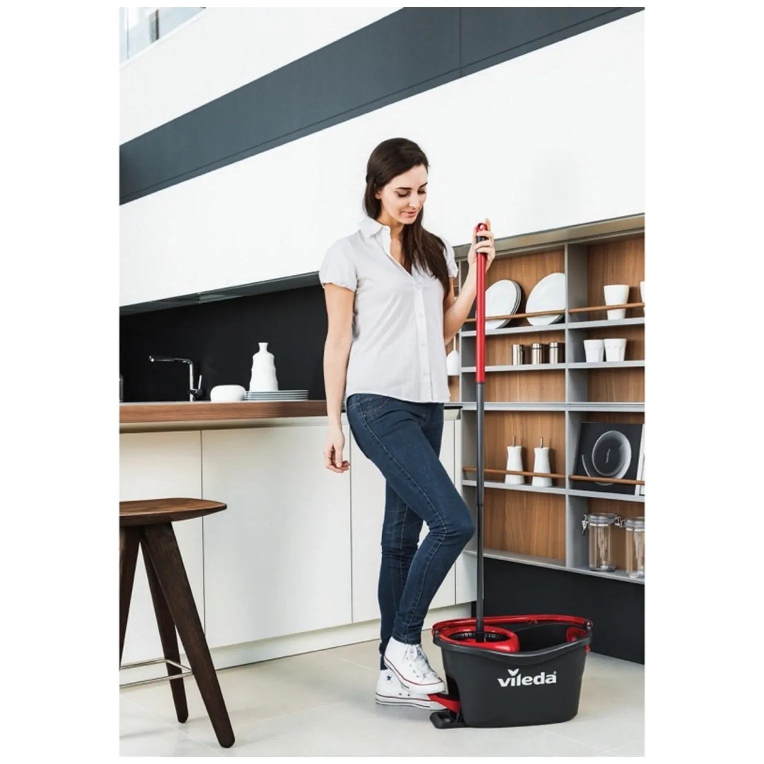 Zestaw mop obrotowy Vileda Easy Wring and Clean Turbo box - obrazek 2