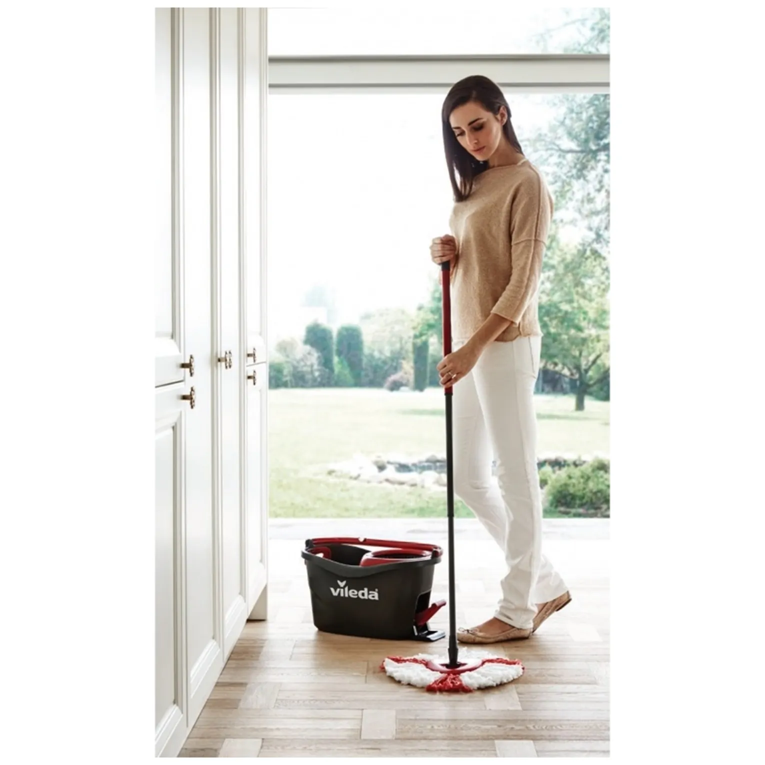 Zestaw mop obrotowy Vileda Easy Wring and Clean Turbo box - obrazek 3