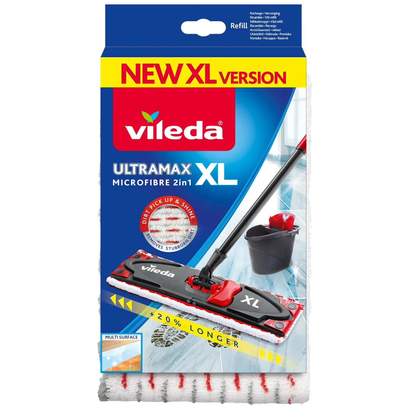 Wkład 2w1 do mopów Vileda Ultramax/Ultramat Turbo XL
