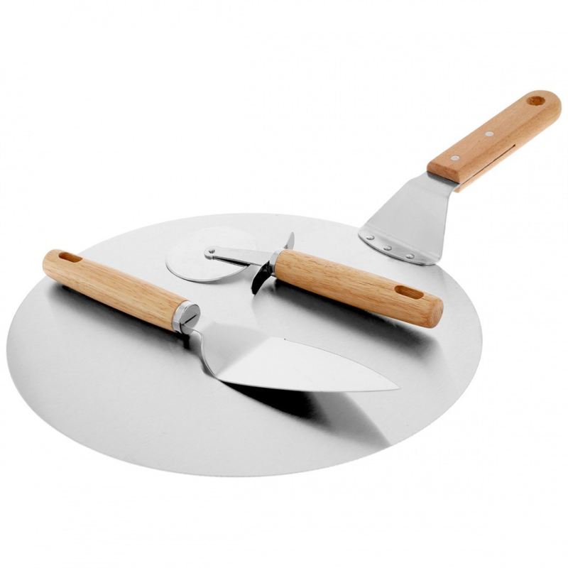 ŁOPATA ŁOPATKA DO PIZZY 30 cm Z PRZYBORAMI 2935 - obrazek 7