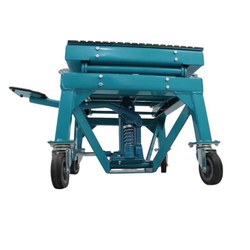 Podnośnik Motocyklowy Nożycowy Mobilny Gumowa Platforma 135kg Hydrauliczny - obrazek 5