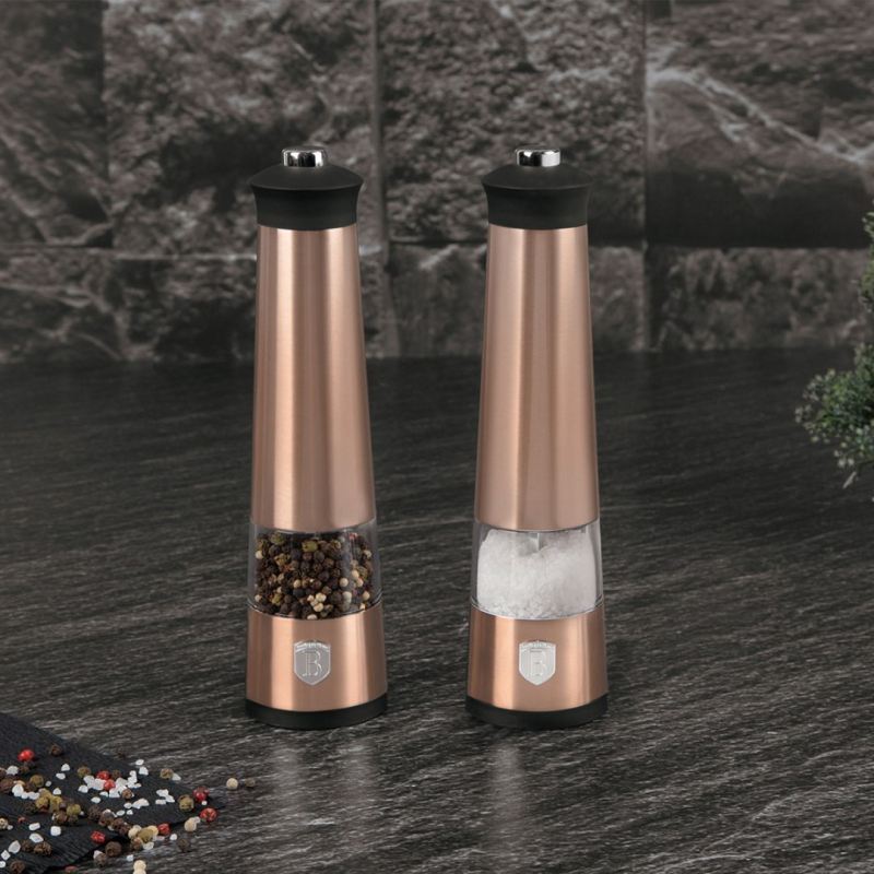 MŁYNKI ELEKTRYCZNE DO PIEPRZU I SOLI BERLINGER HAUS BH-9500 ROSE GOLD - obrazek 5