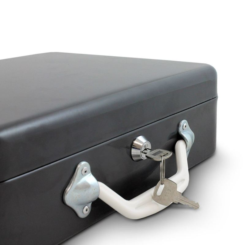 KASETKA NA PIENIĄDZE BILON 30 cm TRANSPORTOWA CIEMNOSZARA - obrazek 6