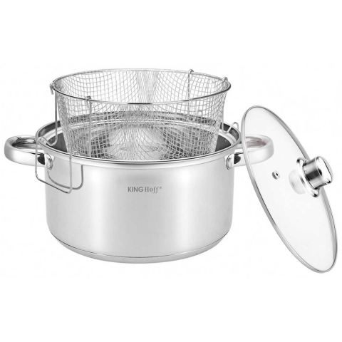 GARNEK Z KOSZEM DO SMAŻENIA KINGHOFF KH-1630 5,5L