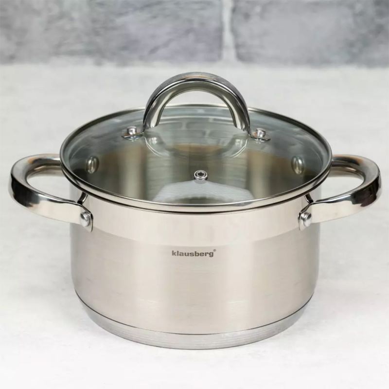 GARNEK Z POKRYWĄ 12cm KLAUSBERG KB-7120 0,5L - obrazek 3