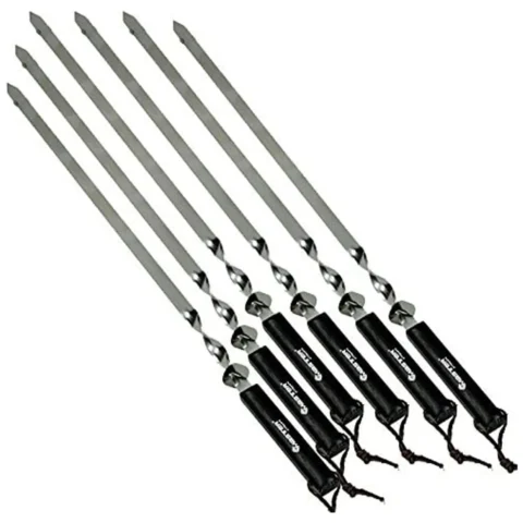 Zestaw 6 szpikulców do szaszłyków dł. 60cm Master Grill MG133