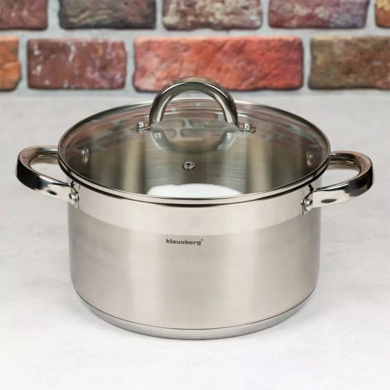 GARNEK Z POKRYWĄ 30cm KLAUSBERG KB-7129 11,5L - obrazek 5