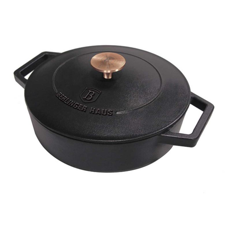 GARNEK ŻELIWNY 26cm 2,6L BERLINGER HAUS BH-6493 - obrazek 4