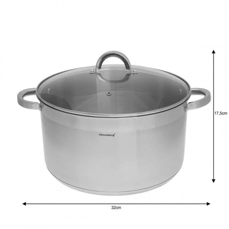 GARNEK Z POKRYWĄ 32cm KLAUSBERG KB-7130 14L - obrazek 2