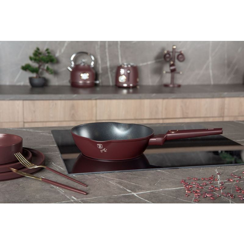 GŁĘBOKA PATELNIA TYTANOWA 24cm BERLINGER HAUS BH-8030 LEONARDO - obrazek 5
