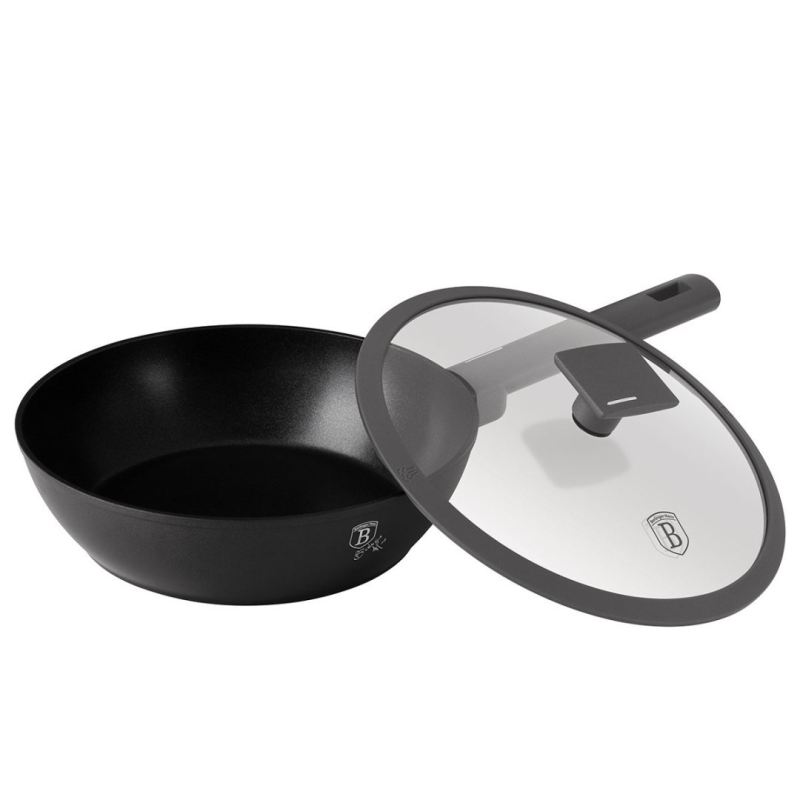 GŁĘBOKA PATELNIA TYTANOWA 24cm BERLINGER HAUS BH-8122 ANTRACIT - obrazek 7