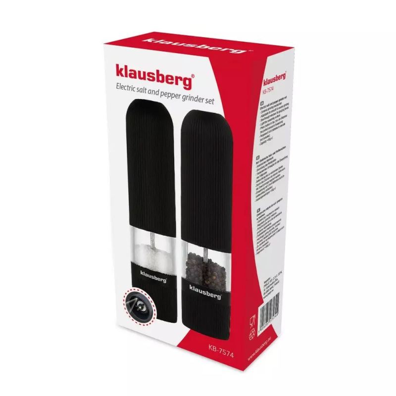 ZESTAW MŁYNKÓW DO PIEPRZU I SOLI KLAUSBERG KB-7574 - obrazek 4