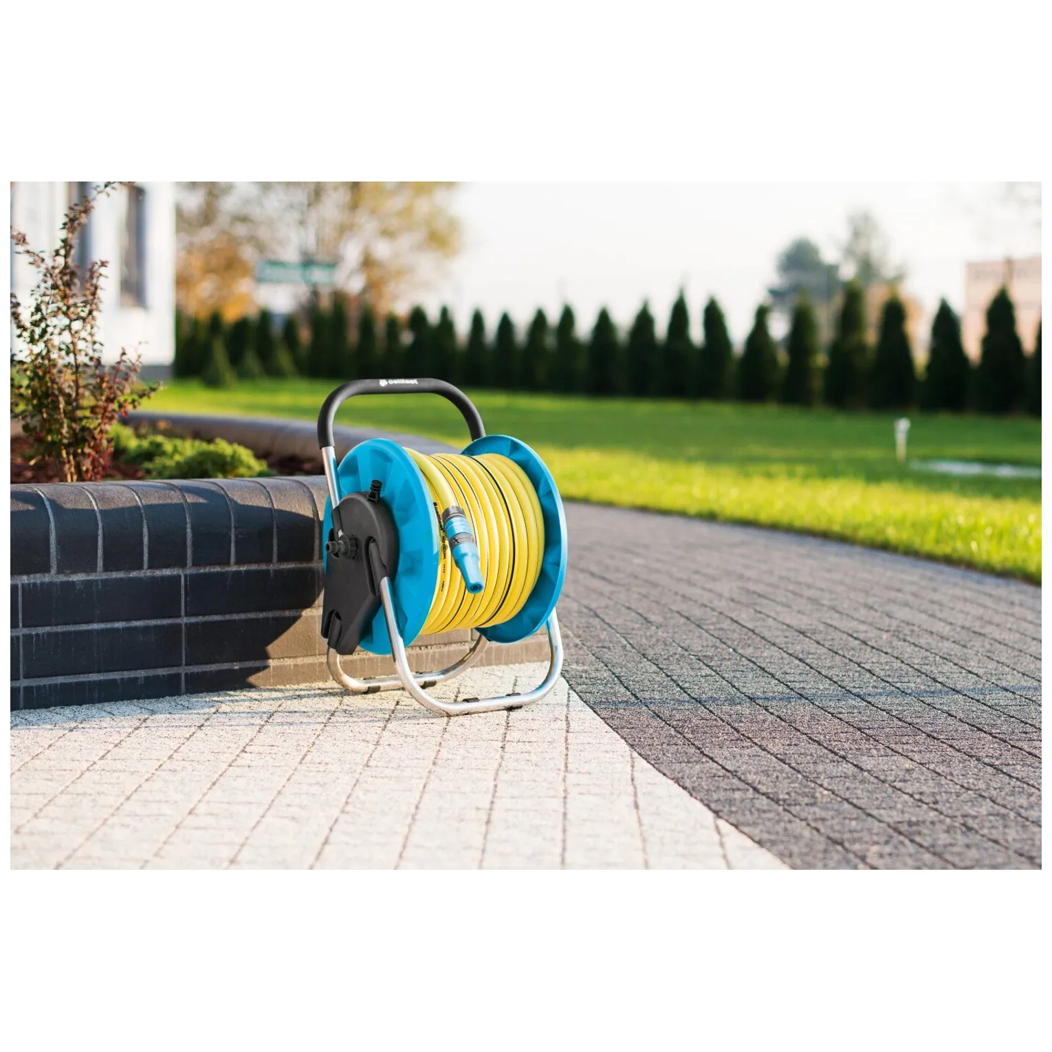 Stojak na wąż Cellfast Aluplus 1/2" 45m - obrazek 3