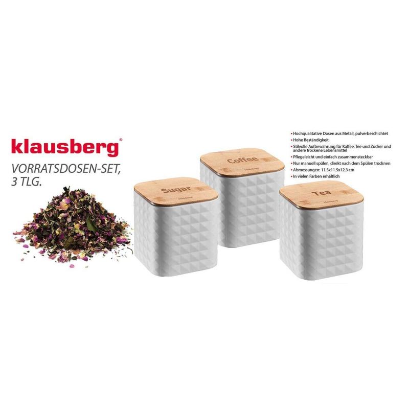 ZESTAW POJEMNIKÓW KUCHENNYCH KLAUSBERG KB-7485 - obrazek 5