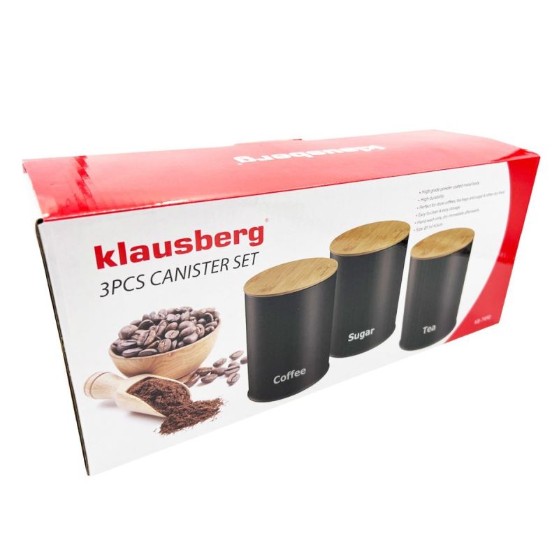 ZESTAW POJEMNIKÓW KUCHENNYCH KLAUSBERG KB-7490 - obrazek 3