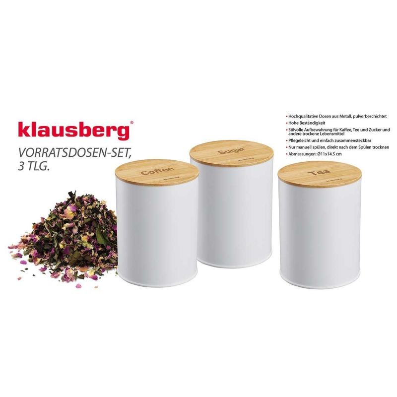 ZESTAW POJEMNIKÓW KUCHENNYCH KLAUSBERG KB-7491 - obrazek 3