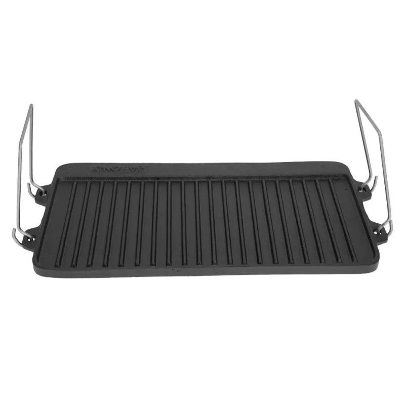 DWUSTRONNA ŻELIWNA PŁYTA GRILLOWA KINGHOFF KH-1262 - obrazek 4