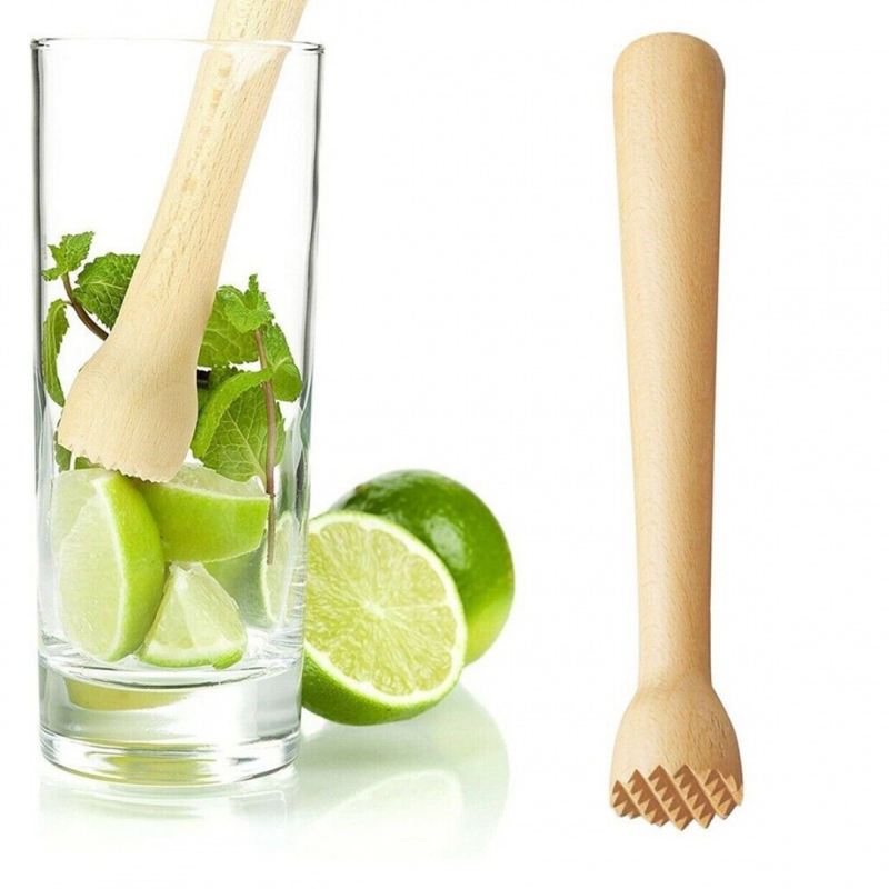 DREWNIANY TŁUCZEK BARMAŃSKI MUDDLER DO MOJITO DRINKÓW BANQUET - obrazek 2