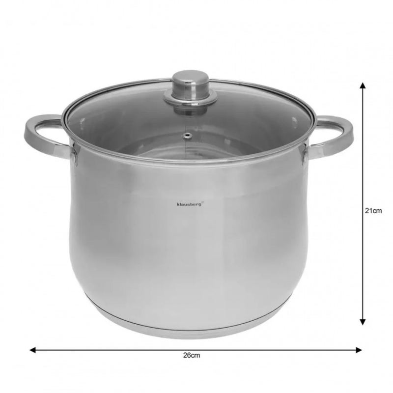 KLAUSBERG GARNEK GASTRO Z POKRYWĄ 10,7L KB-7164 - obrazek 2