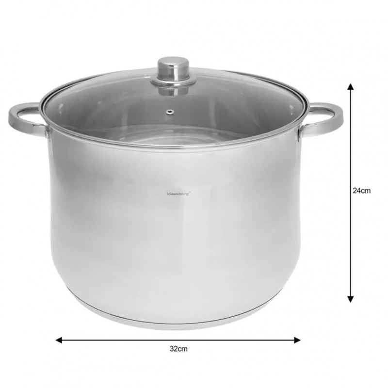 KLAUSBERG GARNEK GASTRO Z POKRYWĄ 18,7L KB-7167 - obrazek 4