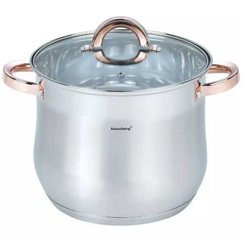 KLAUSBERG GARNEK GASTRO Z POKRYWĄ 22cm 7L KB-7792