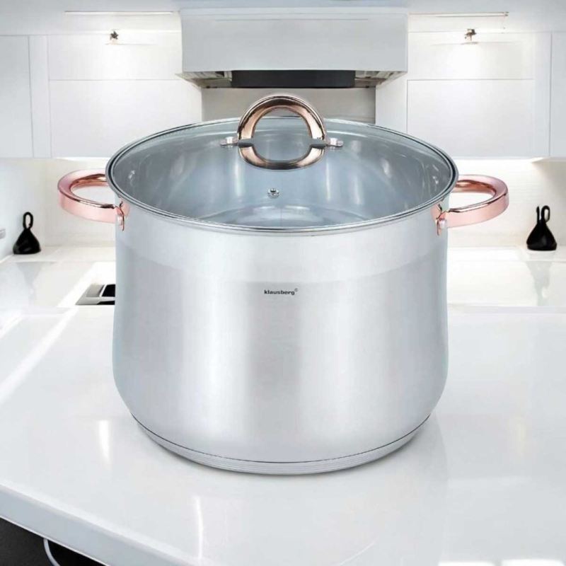 KLAUSBERG GARNEK GASTRO Z POKRYWĄ 26cm 10,7L KB-7794 - obrazek 6