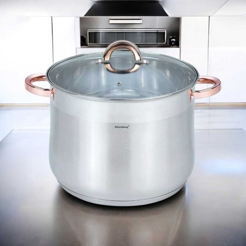 KLAUSBERG GARNEK GASTRO Z POKRYWĄ 26cm 10,7L KB-7794 - obrazek 7