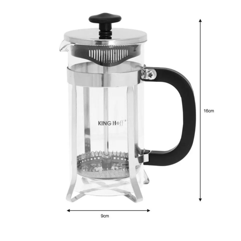 ZAPARZACZ TŁOKOWY DO KAWY/HERBATY 350ml KINGHOFF KH-4836 - obrazek 3