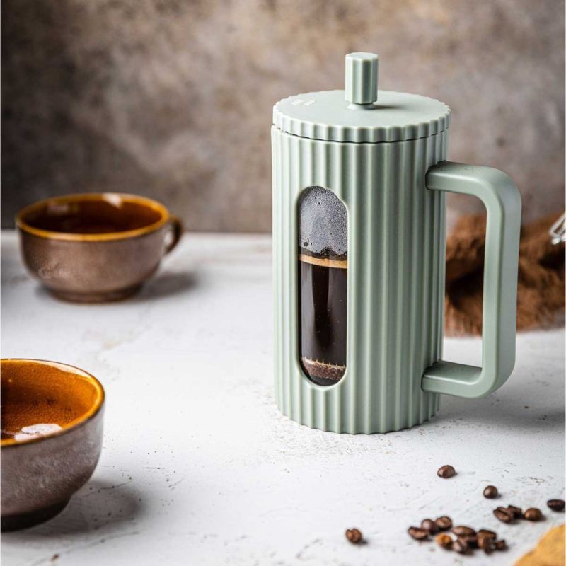 ZAPARZACZ TŁOKOWY DO KAWY/HERBATY 350ml KLAUSBERG KB-7745 ZIELONY - obrazek 2