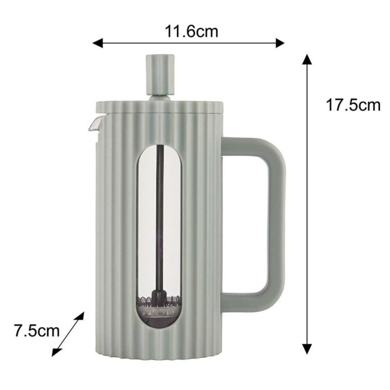 ZAPARZACZ TŁOKOWY DO KAWY/HERBATY 350ml KLAUSBERG KB-7745 ZIELONY - obrazek 3