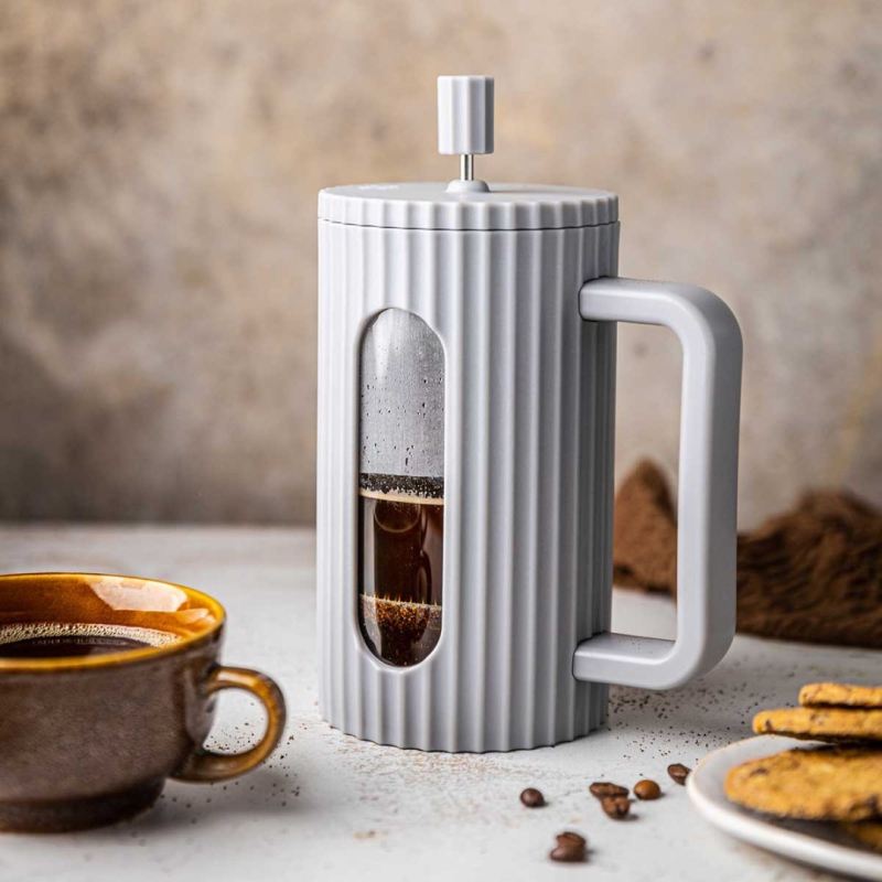 ZAPARZACZ TŁOKOWY DO KAWY/HERBATY 600ml KLAUSBERG KB-7747 SZARY - obrazek 10