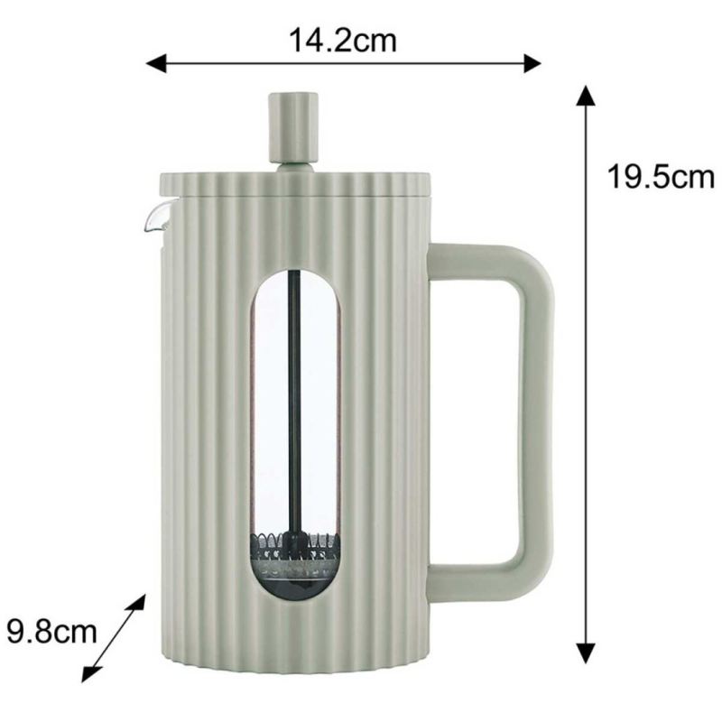 ZAPARZACZ TŁOKOWY DO KAWY/HERBATY 600ml KLAUSBERG KB-7750 ZIELONY - obrazek 3