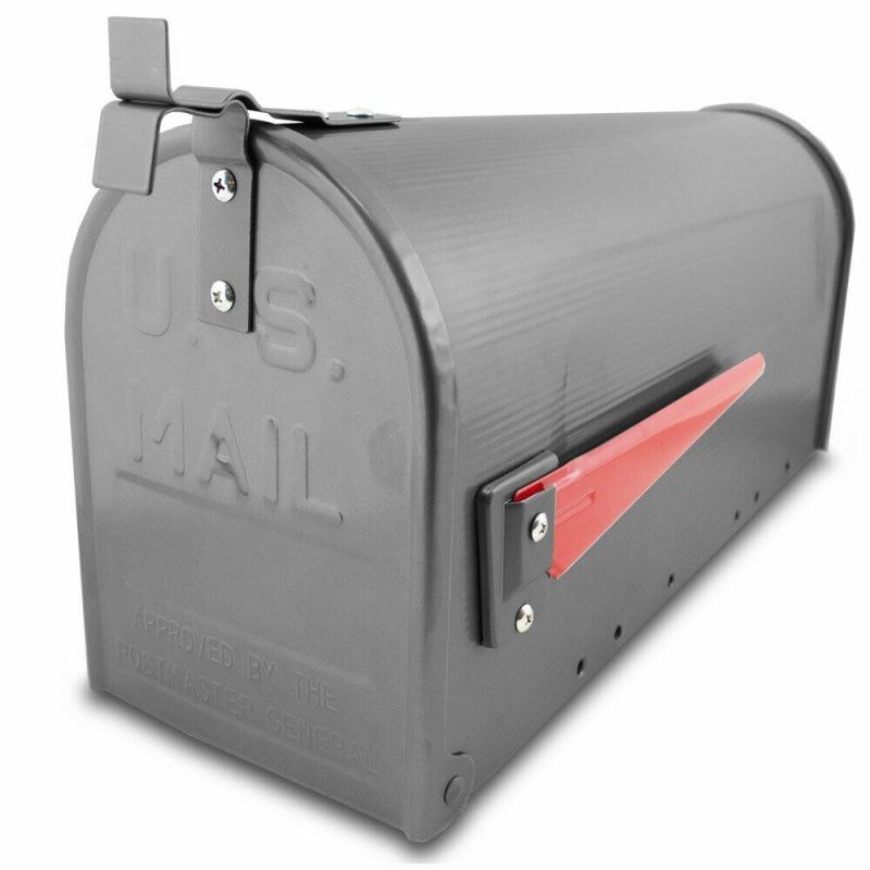 Skrzynka na listy USA MAIL Grafitowa z uchwytem - obrazek 3