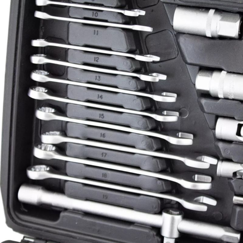 Zestaw narzędzi podręczny w walizce 215 elementów Klucze TORX + Grzechotki - obrazek 9