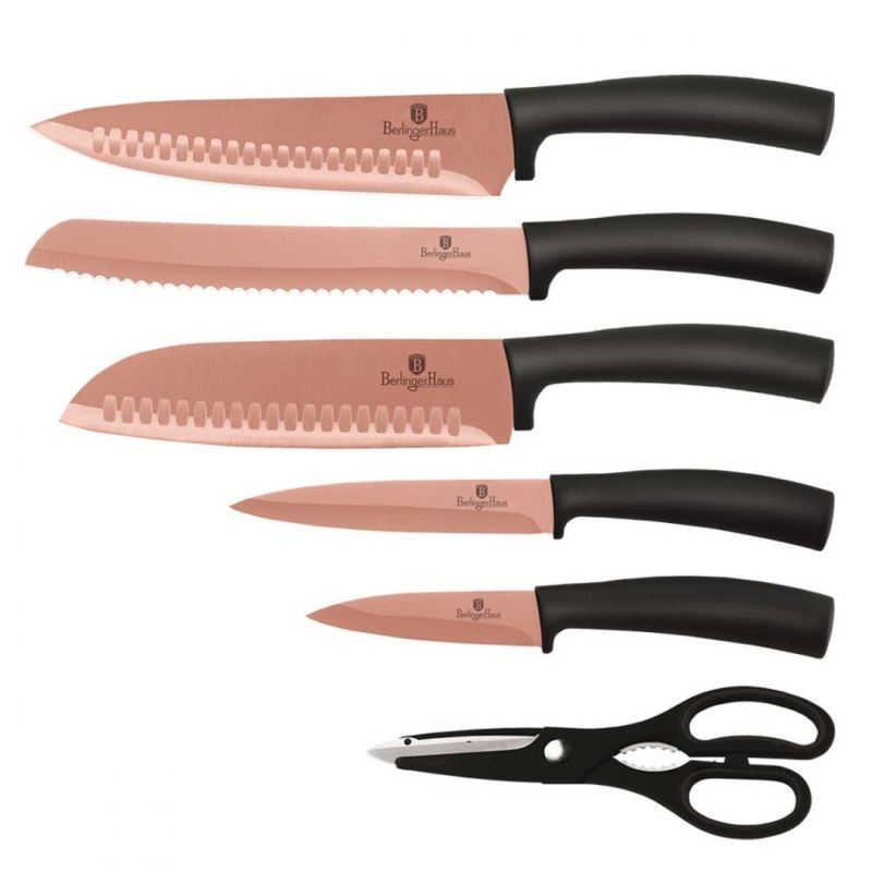 ZESTAW NOŻY BERLINGER HAUS BH-2401 Rose Gold - obrazek 2