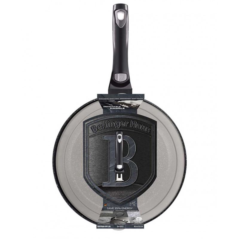 PATELNIA GRANITOWA 24cm BERLINGER HAUS BH-6912 CARBON PRO - obrazek 2