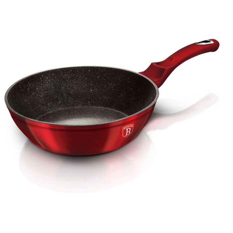 PATELNIA GRANITOWA 24cm BERLINGER HAUS RED METALLIC LINE BH-1259 - obrazek 3