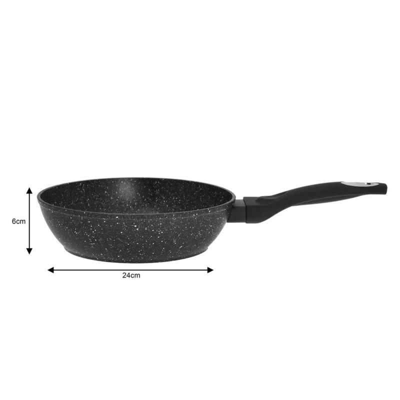 PATELNIA GRANITOWA 24cm KLAUSBERG KB-7293 GŁĘBOKA - obrazek 6